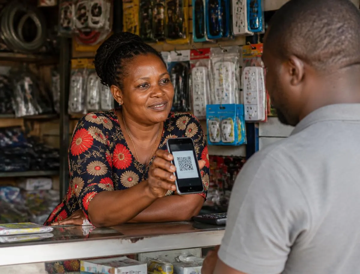 Célia M., loja de electrónica — Maputo